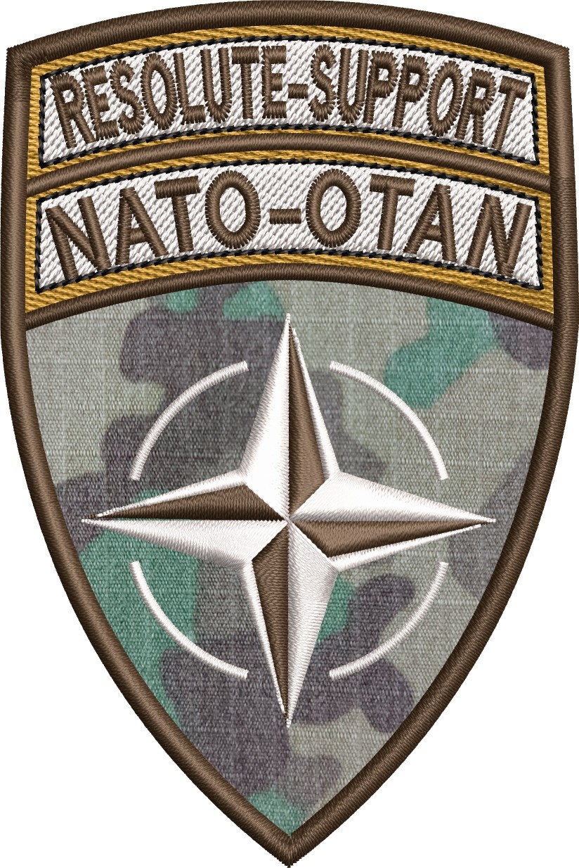 EMBLEMA NATO OTAN RESOLUTE-SUPPORT